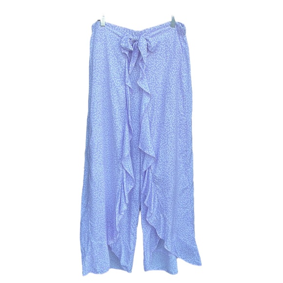 Kiwi & Punch flowy pants lavender tie waist - Picture 10 of 14